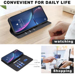 스플라이싱 컬러 홀로우 꽃무늬 RFID 가죽 휴대폰 케이스, 아이폰 XS 맥스용, 아이폰 6 플러스 / 7 플러스 / 8 플러스용, 아이폰 6 / 7 / 8용