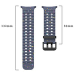 듀얼 버클 컬러풀 도트 실리콘 시계 밴드, 삼성 갤럭시 워치 울트라 47mm / 울트라 2025용