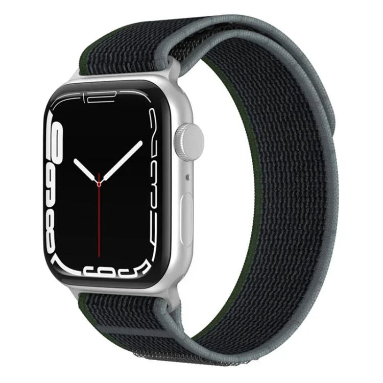 xDfind 이중 구간 루프 나일론 시계줄, 애플 워치 46mm / 49mm / 45mm / 44mm용, 애플 워치 42mm / 41mm / 40mm / 38mm용