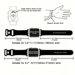 xDfind 나비 버클 실리콘 시계줄, 애플 워치 46mm / 49mm / 45mm / 44mm용, 애플 워치 42mm / 41mm / 40mm / 38mm용
