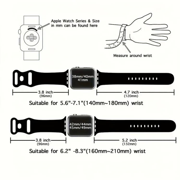 xDfind 나비 버클 실리콘 시계줄, 애플 워치 46mm / 49mm / 45mm / 44mm용, 애플 워치 42mm / 41mm / 40mm / 38mm용