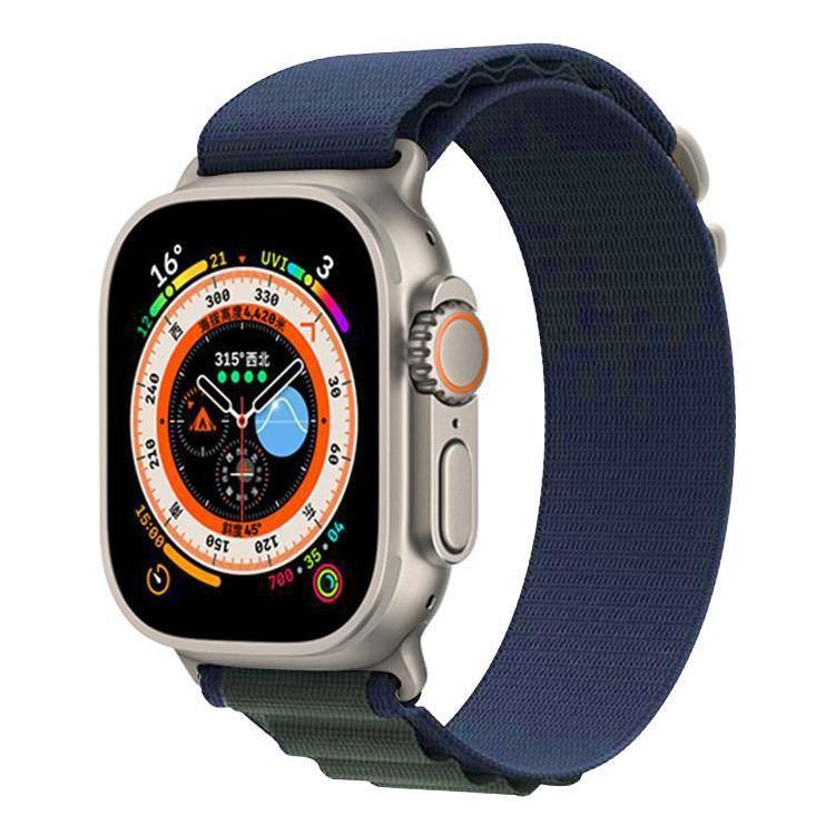 xDfind 알라인 나일론 루프 시계줄, 애플 워치 46mm / 49mm / 45mm / 44mm용, 애플 워치 42mm / 41mm / 40mm / 38mm용