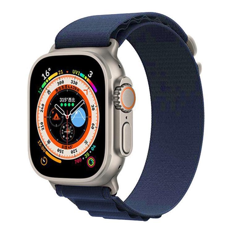 xDfind 알라인 나일론 루프 시계줄, 애플 워치 46mm / 49mm / 45mm / 44mm용, 애플 워치 42mm / 41mm / 40mm / 38mm용
