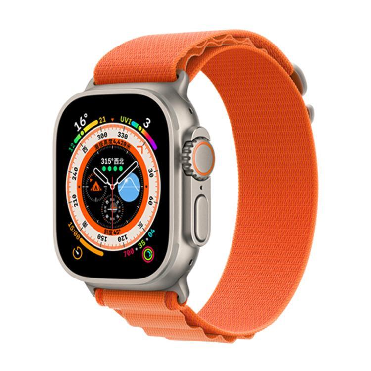 xDfind 알라인 나일론 루프 시계줄, 애플 워치 46mm / 49mm / 45mm / 44mm용, 애플 워치 42mm / 41mm / 40mm / 38mm용