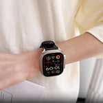 xDfind 크레이지 호스 텍스처 가죽 시계줄, 애플 워치 46mm / 49mm / 45mm / 44mm용, 애플 워치 42mm / 41mm / 40mm / 38mm용