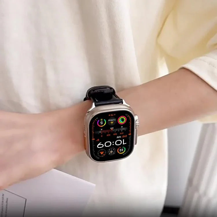 xDfind 크레이지 호스 텍스처 가죽 시계줄, 애플 워치 46mm / 49mm / 45mm / 44mm용, 애플 워치 42mm / 41mm / 40mm / 38mm용