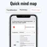 JNN A6 휴대용 스마트 AI 자기 녹음기 APP 제어 지원, 8GB, 16GB, 32GB, 64GB, 128GB