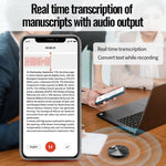 JNN A6 휴대용 스마트 AI 자기 녹음기 APP 제어 지원, 8GB, 16GB, 32GB, 64GB, 128GB