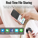 JNN A6 휴대용 스마트 AI 자기 녹음기 APP 제어 지원, 8GB, 16GB, 32GB, 64GB, 128GB