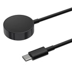 삼성 갤럭시 워치 울트라 / 7 / 6 / 5 프로 / 4 / 3용 xDfind 알루미늄 합금 마그네틱 충전 케이블, USB-A, USB-C