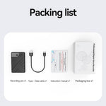 JNN A5 OLED 디스플레이 스마트 AI 자기 녹음기 APP 제어 지원, 8GB, 16GB, 32GB, 64GB, 128GB