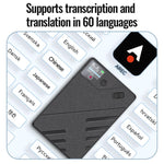 JNN A5 OLED 디스플레이 스마트 AI 자기 녹음기 APP 제어 지원, 8GB, 16GB, 32GB, 64GB, 128GB