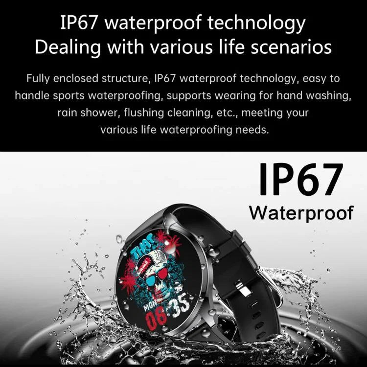 H77 1.43인치 AMOLED 화면 건강 & 피트니스 스마트워치 IP67 방수 BT 통화 지원