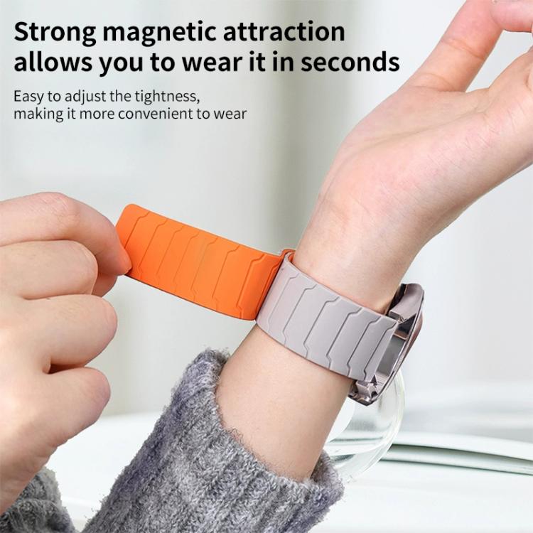 xDfind Magnetic Silicone Watch Band for Huawei Watch GT5 / GT4, 22mm, 20mm