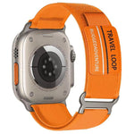 xDfind 이중 금속 버클 루프 나일론 꼬임 시계줄, 애플 워치 46mm / 49mm / 45mm / 44mm용, 애플 워치 42mm / 41mm / 40mm / 38mm용