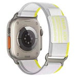 xDfind 이중 금속 버클 루프 나일론 꼬임 시계줄, 애플 워치 46mm / 49mm / 45mm / 44mm용, 애플 워치 42mm / 41mm / 40mm / 38mm용