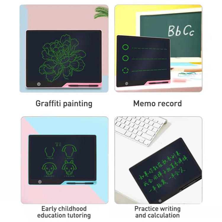 16 inch Rechargeable Children Drawing Board LCD Writing Tablet, Pink / Green Writing, Black / Green Writing, Pink / Color Writing, Black / Color Writing, Blue / Color Writing