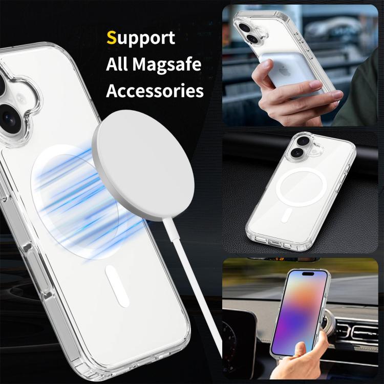 스크래치 방지 PC 하이브리드 TPU Magsafe 휴대폰 케이스, 아이폰 17 프로 맥스용, 아이폰 17 프로용, 아이폰 17용, 아이폰 에어용