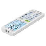 CHUNGHOP K-3302E 토치 및 LCD 백라이트가 있는 범용 에어컨 리모컨, K-3302E