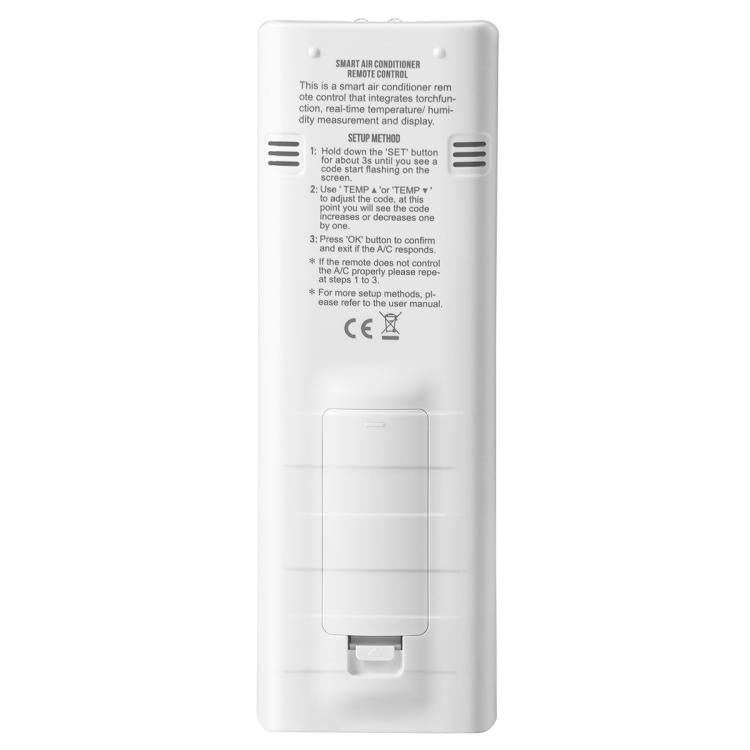 CHUNGHOP K-3302E 토치 및 LCD 백라이트가 있는 범용 에어컨 리모컨, K-3302E