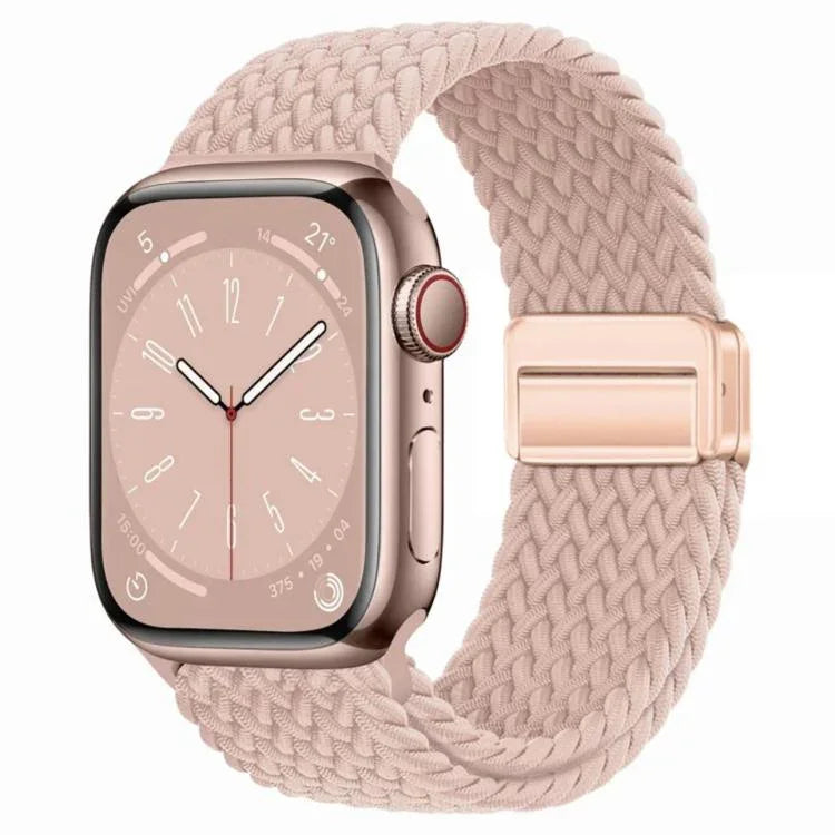 xDfind 마그네틱 버클 루프 직조 시계줄, 애플 워치 46mm / 49mm / 45mm / 44mm용, 애플 워치 42mm / 41mm / 40mm / 38mm용