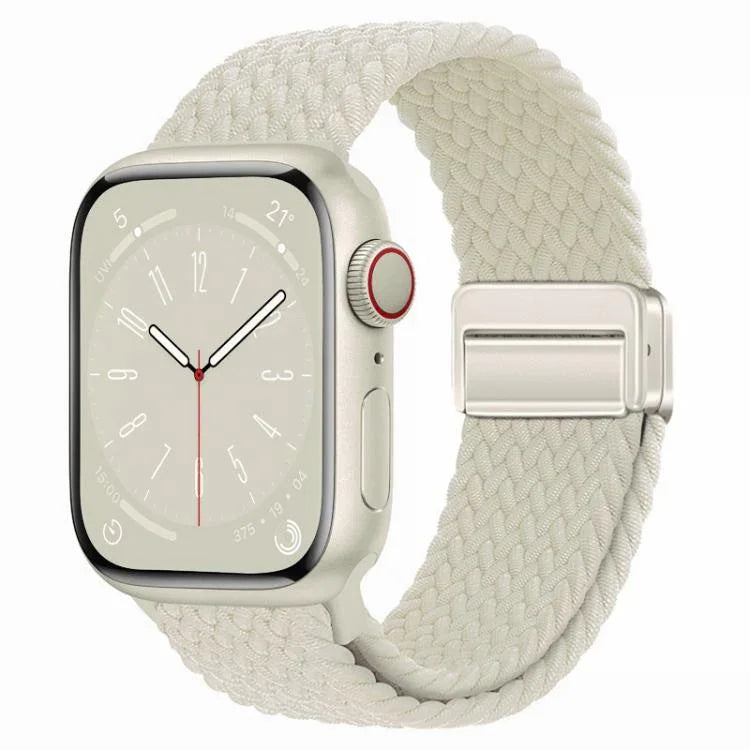 xDfind 마그네틱 버클 루프 직조 시계줄, 애플 워치 46mm / 49mm / 45mm / 44mm용, 애플 워치 42mm / 41mm / 40mm / 38mm용