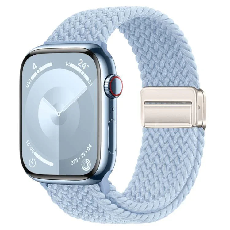 xDfind 마그네틱 버클 루프 직조 시계줄, 애플 워치 46mm / 49mm / 45mm / 44mm용, 애플 워치 42mm / 41mm / 40mm / 38mm용