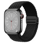 xDfind 마그네틱 버클 루프 직조 시계줄, 애플 워치 46mm / 49mm / 45mm / 44mm용, 애플 워치 42mm / 41mm / 40mm / 38mm용