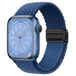 xDfind 마그네틱 버클 루프 직조 시계줄, 애플 워치 46mm / 49mm / 45mm / 44mm용, 애플 워치 42mm / 41mm / 40mm / 38mm용