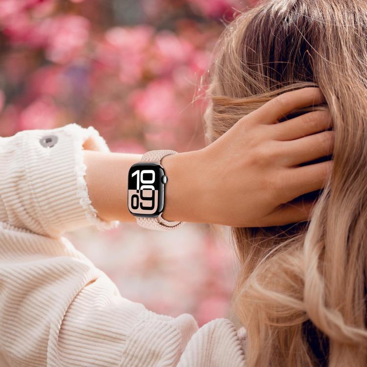 xDfind 마그네틱 버클 루프 직조 시계줄, 애플 워치 46mm / 49mm / 45mm / 44mm용, 애플 워치 42mm / 41mm / 40mm / 38mm용