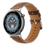 xDfind  Flat Crazy Horse Leather Pin Buckle Watch Band, 20mm, 22mm
