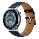 xDfind  Flat Crazy Horse Leather Pin Buckle Watch Band, 20mm, 22mm