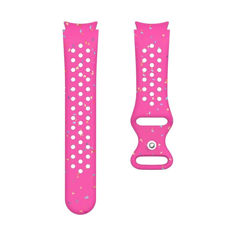 Eco-Friendly Granular Colorful Dots Silicone Watch Band, For Samsung Galaxy Watch 7 40 / 44mm