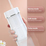 WF-B309 수납식 전동 워터 플로서 휴대용 구강 세정기, 190ml 물탱크, WF-B309
