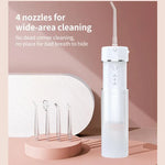 WF-B309 수납식 전동 워터 플로서 휴대용 구강 세정기, 190ml 물탱크, WF-B309