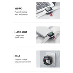 ROCK W26 휴대용 자석 무선 충전기 Apple Watch용 Type-C 인터페이스, W26 Type-C 인터페이스