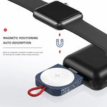 ROCK W26 휴대용 자석 무선 충전기 Apple Watch용 Type-C 인터페이스, W26 Type-C 인터페이스