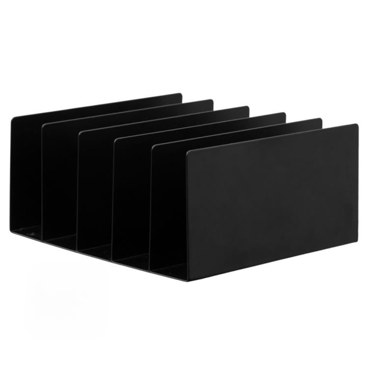 Five-grid Envelope Notepad Metal Storage Rack Mail Envelope Sorting Desktop Organizer, YH017