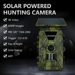 PR903G EU Version 5K HD Night Vision Infrared Hunting Camera with Solar Panel, PR903G US Version