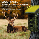 PR903G EU Version 5K HD Night Vision Infrared Hunting Camera with Solar Panel, PR903G US Version