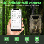 PR802G 4G EU 버전 4K HD 야간 투시 적외선 모션 감지 사냥 카메라, PR802G