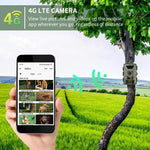 PR802G 4G EU 버전 4K HD 야간 투시 적외선 모션 감지 사냥 카메라, PR802G
