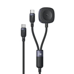Yesido CA136C 60W USB-C / 타입-C to 타입-C & 아이워치 2-in-1 충전 케이블, CA136C