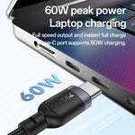 Yesido CA136C 60W USB-C / 타입-C to 타입-C & 아이워치 2-in-1 충전 케이블, CA136C