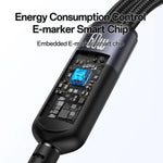 Yesido CA136C 60W USB-C / 타입-C to 타입-C & 아이워치 2-in-1 충전 케이블, CA136C