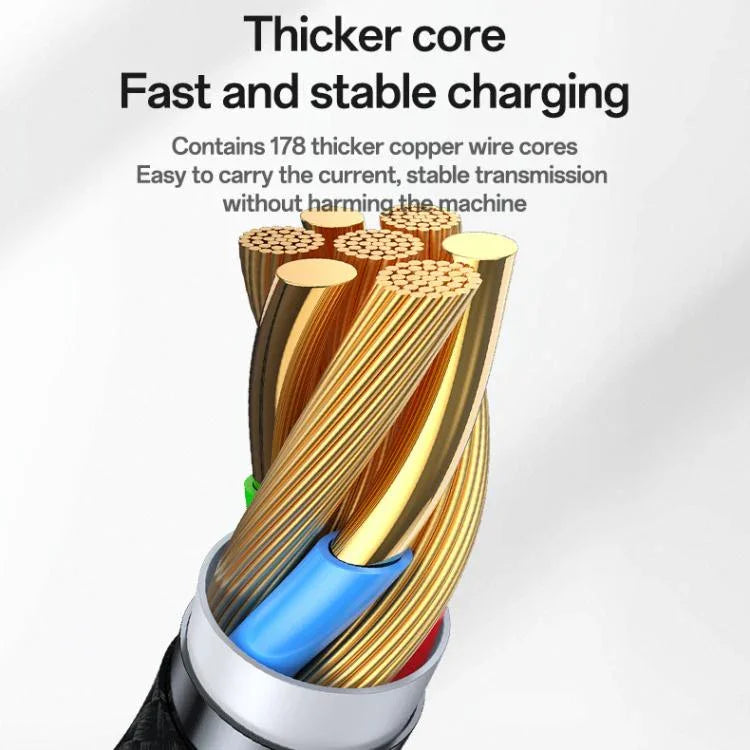 Yesido CA136C 60W USB-C / 타입-C to 타입-C & 아이워치 2-in-1 충전 케이블, CA136C
