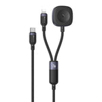 Yesido CA136L 27W USB-C / 타입-C to 8핀 & 아이워치 2-in-1 충전 케이블, CA136L