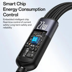 Yesido CA136L 27W USB-C / 타입-C to 8핀 & 아이워치 2-in-1 충전 케이블, CA136L