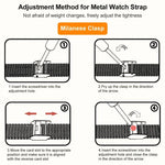 xDfind 밀라네즈 메탈 버클 시계줄, 삼성 갤럭시 워치 Ultra 47mm / Ultra 2025용, 삼성 갤럭시 워치 7 / FE / 6 / 5 / 4용, 삼성 갤럭시 핏3용