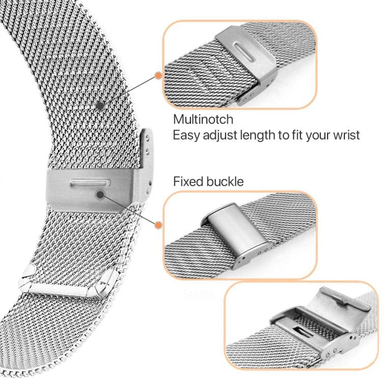xDfind Milanese Metal Buckle Watch Band, For Xiaomi Band 10 Pro / 9 Pro / Redmi Watch 6, For Xiaomi Smart Band 10 / 9 / 8 NFC, For Xiaomi Redmi Watch 3 20mm